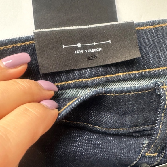 Banana Republic Straight-Fit  Jeans Women High Rise Patch Pocket Size 32 - Picture 12 of 14